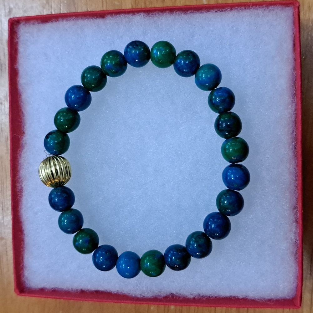 Chrysocolla Stone Bracelet